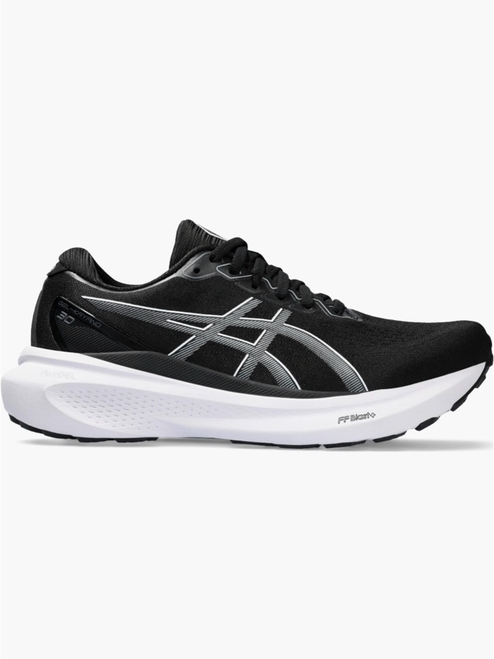 ASICS Gel Black and White Athletic trainers